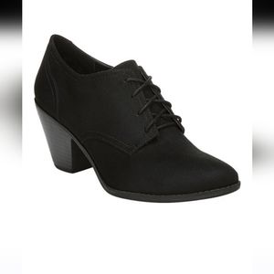 Dr Scholl's black Slated ankle boots